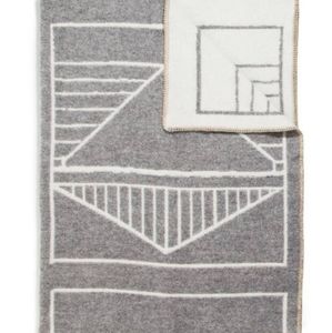 Alyson Fox Alpine geometric wool throw blanket